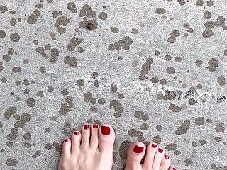Black Amateur Explore Hot Foot Fetish