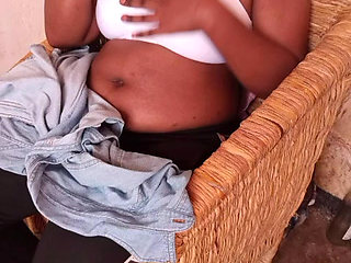 My ebony bitch is the best dick rider