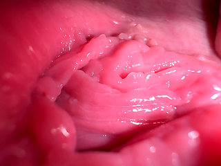 Extremely close up pussy worship