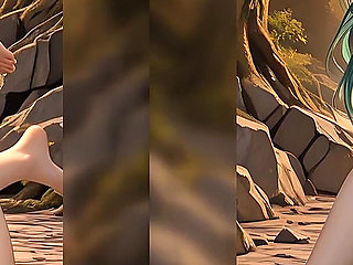 Lustrender: Bulgarian Big Tit Ruin Ball Tease Sunset Glow - Ai Video