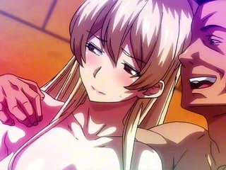 Wild hentai: watch sexy blonde girl with huge tits gets her pussy destroyed with huge cock and gets creampied