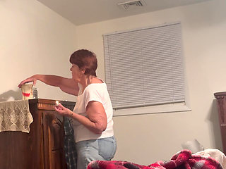 My 74 year old princess getting ready for bed