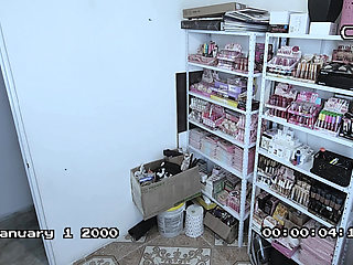 She is caught stealing from the store, she had to pay with another service