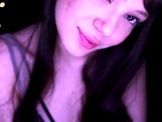 Cute curly brunette solo webcam masturbation