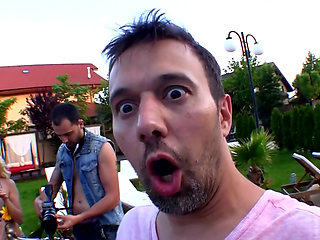 Outdoor DP Group Sex Wild Fuck Fest