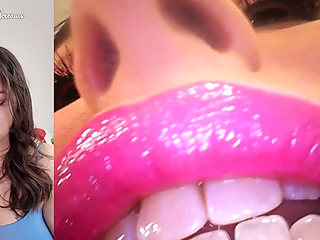 Deep Inside Sydney's Mouth - Sydney Screams Shows off Mouth, Tongue, Throat, and Uvula with Endoscope