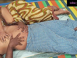 Indian Step Mom Relieves Son's Stress With Big Natural Tits