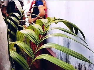 Busty Blonde MILF Bhabi Offers Her Perfect Curves To Her Handsome Devar in outside