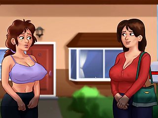 Summertime saga, pc gameplay, big boobs