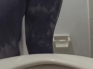 Desperate for a Pee Pissing in the Toilet POV
