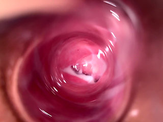 My stepsister show what is deep inside her teen creamy pussy