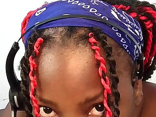 This Little Ghetto Ebony Thot Loves Spending the Night in Her Room Deepthroating the Dildo She Needs Cum in Her - Mastermeat1