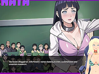 Car Toon - Hinata Of The Academy. She Unzips Her And Exposes Her Breasts. Shinobi Secrets 14