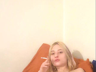 Smoking and Playing with My Puasy