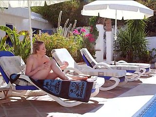 Teen girl shows off and masturbates in hot homemade solo