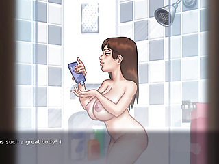 Debbie Shower Scene. (Summertime Saga Gameplay)