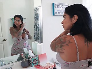 Chubby Brunette Azzy Star Fucks Charles Dera Hardcore for Birthday