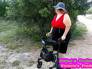 Sexy Nurse Vicki Walks in Park Flashing and Teasing You