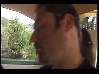 Blonde Babe Double Penetrated in Car