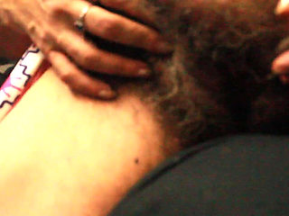 Hairy Pussy Meets Golden Dildo