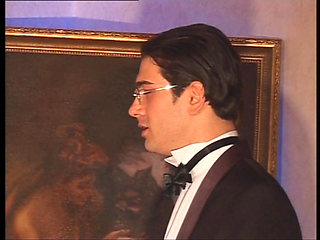 Sexy MILF Mistress Enjoys with Two Big Vintage Cocks Inside Her Pussy and Mouth