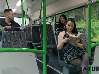 MATURE4K. Hot and leaking sex in the bus ft. Vitoria Vonteese  Jack 23: Blowjob, Doggy  Cowgirl Porn