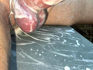 Masturbation in nature! 💦