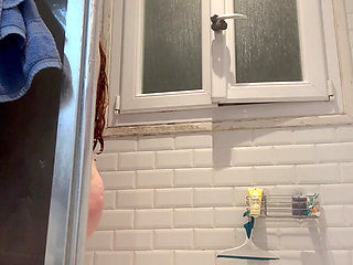 Bathroom Camera Sexy Solo Shower in Paris