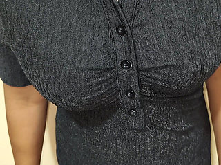 Telugu Anu Aunty in Black dress hot sex