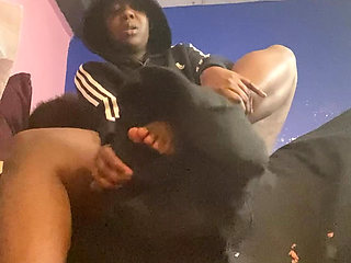 NASTY Pretty Black Ebony Girl Tasting Her Creamy Young Hairy Pussy (DIRTY TALK, MOANING & FINGERING)