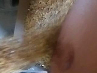 Cock overwhelmed by Wheat