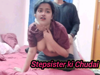 Big boobs desi stepsister seduced her 19 year old Indian stepbro