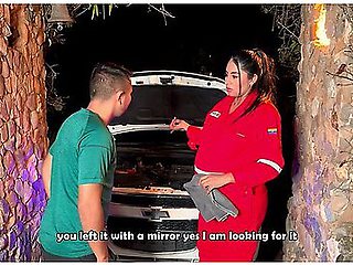 9 Months Pregnant Woman Gets A Job As A Mechanic And Her First Client Fucks Her And Cums On Her Face - Melany Latina / Tommy Miller