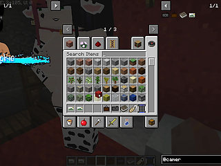 Minecraft Jenny Mod Fapcraft - Ellie, a Goth dommy mommy with a cow bikini and tasty milkers