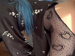 Anal Fucking of a Pretty Girl with Her Neighbor. Big Natural Tits, Creampie in Big Ass