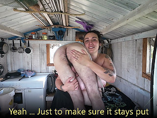 BBW Fisherwoman, Catches & Carries Her Skinny Man - Lift&carry, Bondage, Sex