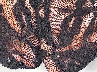 Lace Nylon French Pedicure