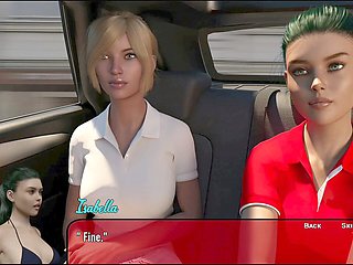 Dark-haired beauty with big natural tits in uncensored cartoon porn