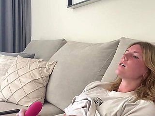 Beautiful Teen Masturbates with a Dildo Until Her Whole Body Shakes and Bonus Clip