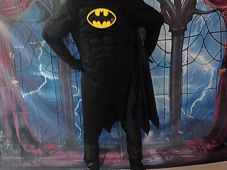 My BF and I All Dresses up as Bat Man and Bat Girl
