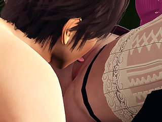 Big Tits Miu Iruma - Enjoy Wet Pussy Licking with Sensual Moans, Intense Wet POV Fingering , and Anal Vibrator Squirt