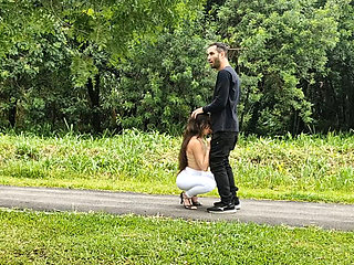 I couldn't stand it and sucked a stranger in the middle of the street