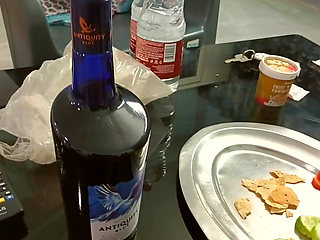 Pune Hot and Cute Newly Married wife First Time Drinking and Bolwjob for Hardcore Sex