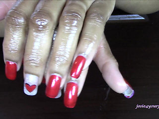 Oiling My Hands: Valentine's Day Nails
