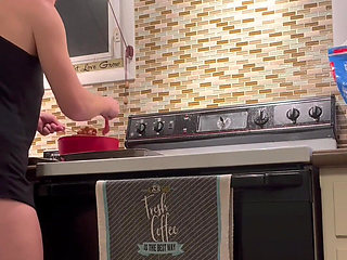 Here Is Part Two of the Sexy Booty Tease Video of Me Cooking Some Chewy Treats