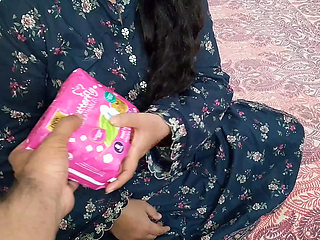 Step son asks his stepmother about using sanitary pads