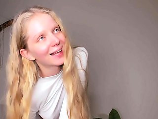 Busty blonde mature solo masturbation for webcam