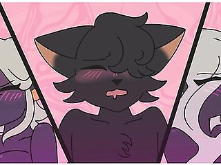 Car Toon In Halloween Threesome (furry Hentai Animation)