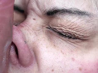 Nose Fetish Fucking with Dildo