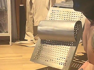 Handing Out Face Slaps to a Slave Who Cant See Them Coming